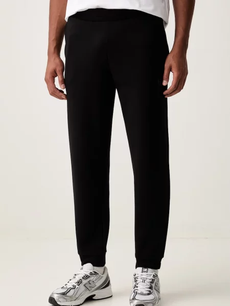 Emporio Armani dres z bawełną czarny