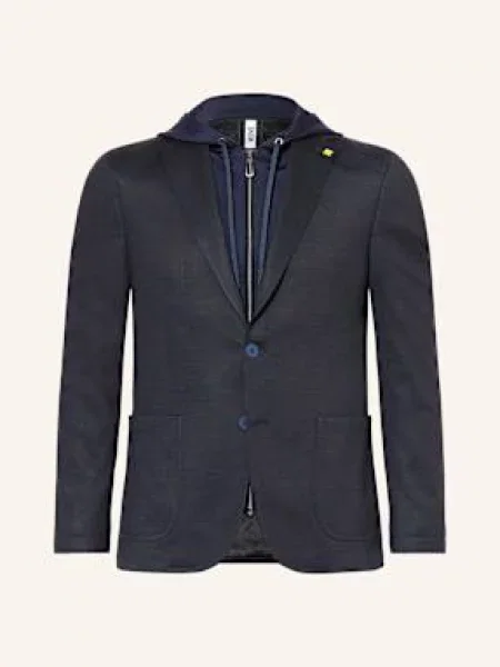 Digel Move Marynarka Z Dżerseju Aiden Slim Fit blau granatowa