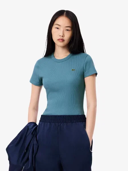 Футболка Lacoste голубая