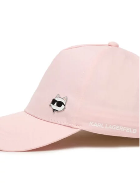 Kšiltovka Karl Lagerfeld Kids růžová