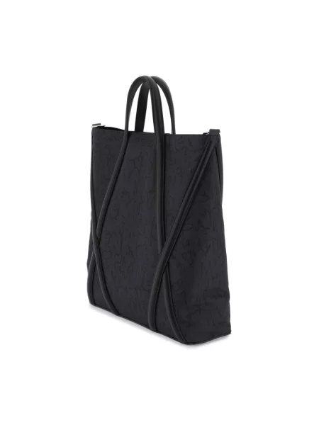 Torba Alexander Mcqueen skórzana czarna