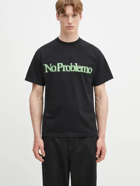 No Problemo t-shirt Digi Problemo SS Tee z nadrukiem czarny