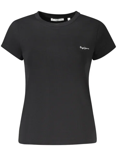 Tricou Pepe Jeans scurt negru