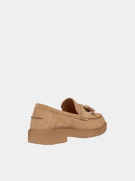 Замшеві Лофери Geox SPHERICA коричневий