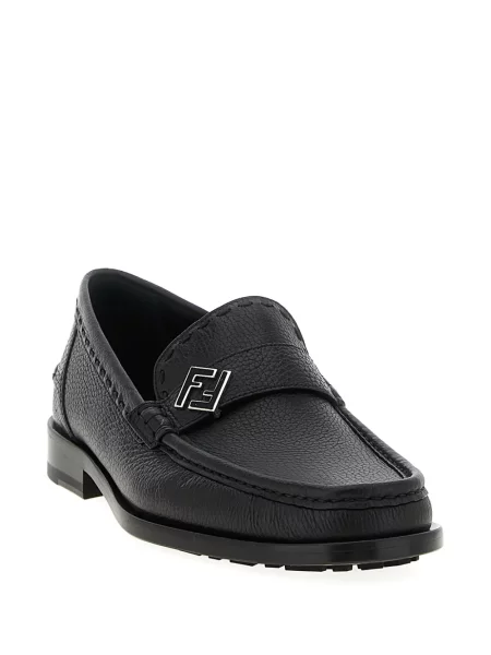 Pantofi loafer Fendi din piele negru
