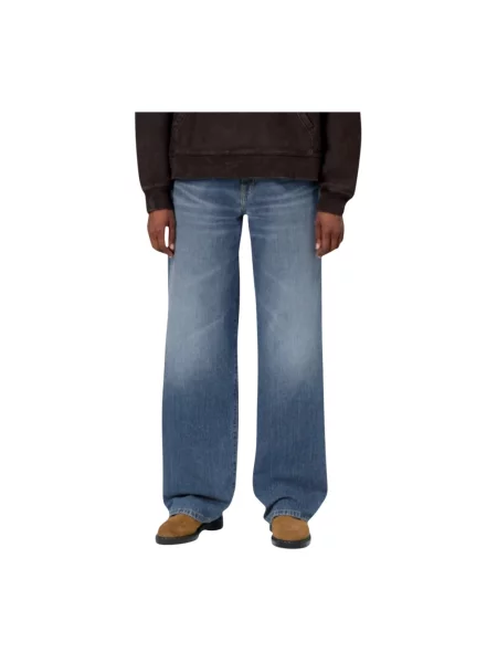 Jeansy Carhartt Wip niebieskie