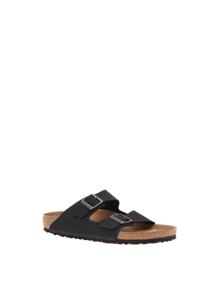 Klapki Birkenstock zamszowe czarne