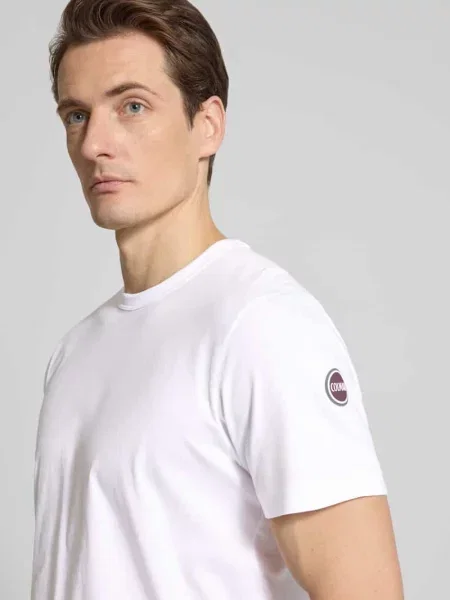 T-shirt o kroju regular fit z bawełny Colmar Originals biała