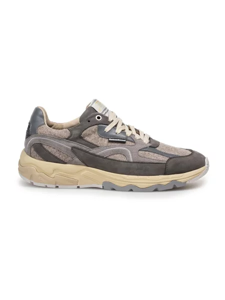 Sneakersy Floris Van Bommel skórzane szare