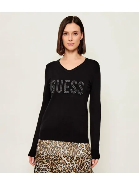 GUESS Pulover PASCALE negru