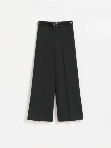 Reserved Pantaloni cu adaos de negru