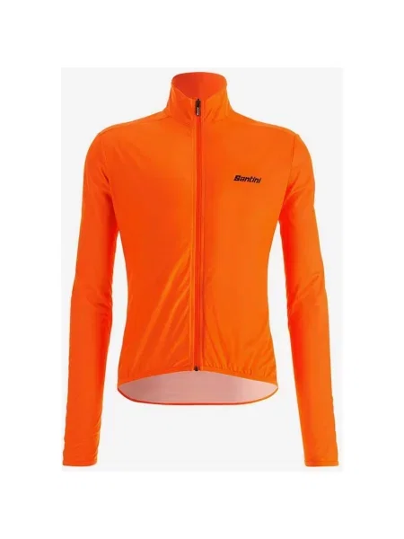 Santini Nebula jasnopomarańczowa fluorescencyjna wiatrówka Classic Cut S pomarańczowa
