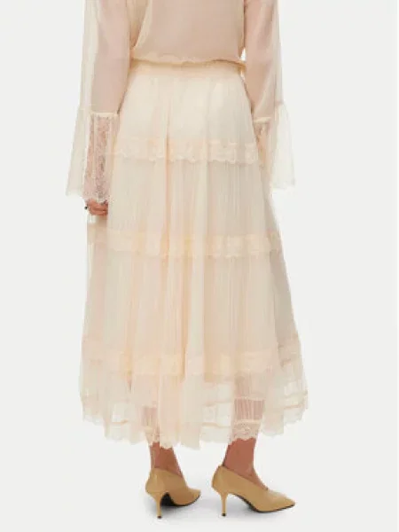 Vero Moda Midi krilo Kinsley Écru