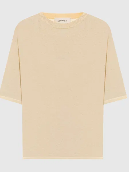 Топ Rubie з кашеміром Lisa Yang жовтий