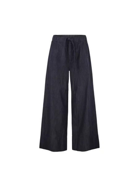 Spodnie Max Mara niebieskie