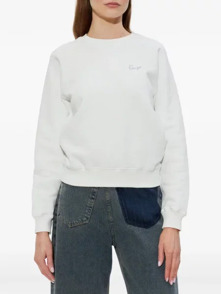 Hanorac Kenzo cu broderie alb
