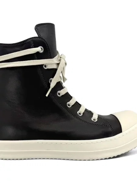 Sneakerși Rick Owens din piele negru