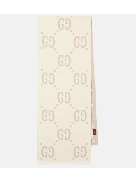 Fular Gucci de lână bej