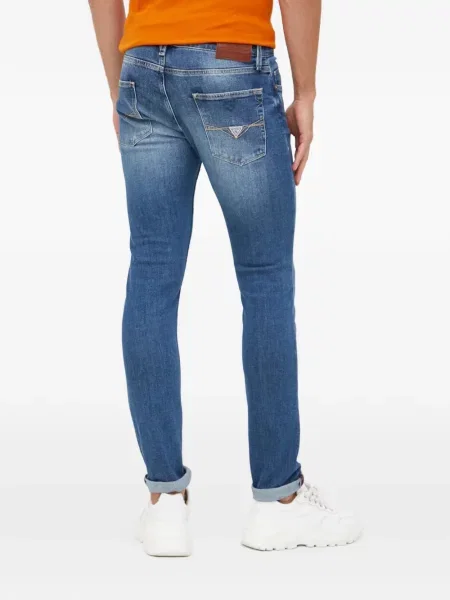 Blugi Guess cu 5 buzunare albastru