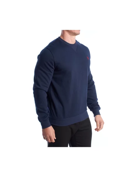Bluza z kapturem U.s Polo Assn. z kapturem niebieska