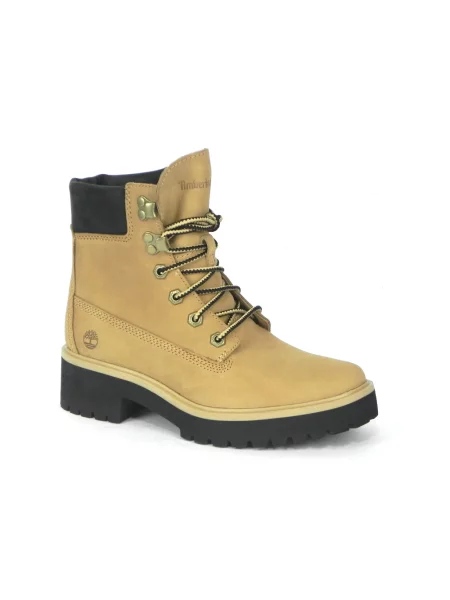 Botki Timberland skórzane beżowe