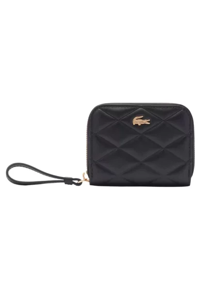 Lacoste portfel skórzany czarny