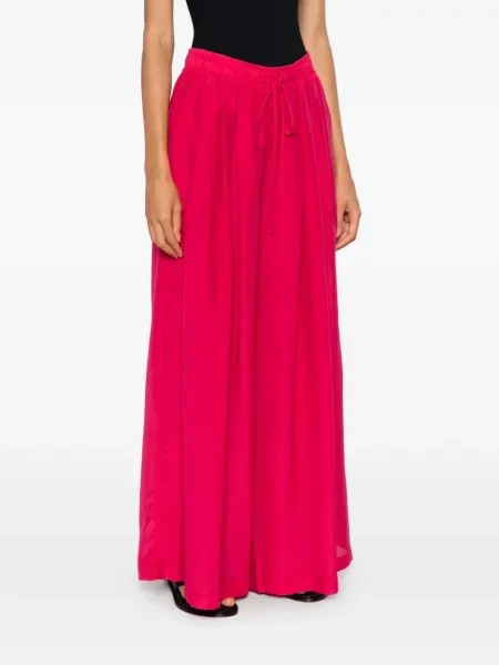 Pantaloni Psophia cu cordon roz