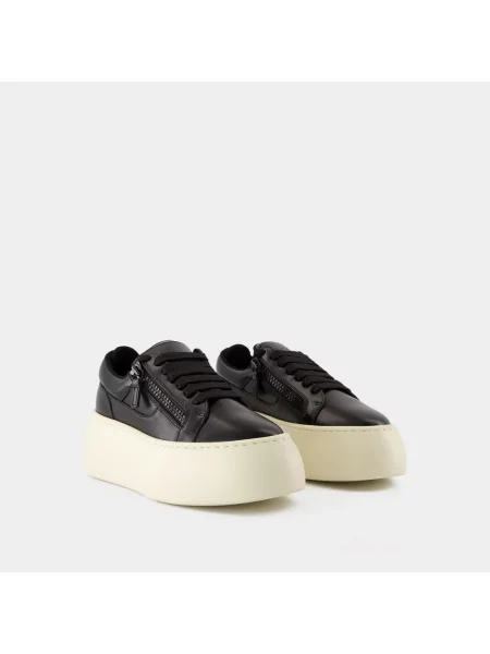 Giuseppe Zanotti sneakersy skórzane Alma czarny