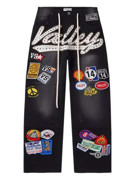 Džínové šortky Vale černé