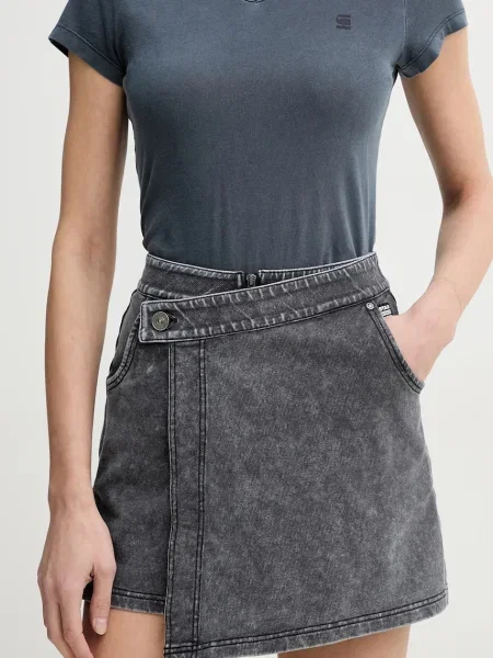 Szorty jeansowe G-star Raw szare