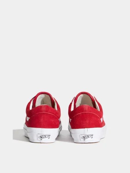 Замшевые кеды Vans красные