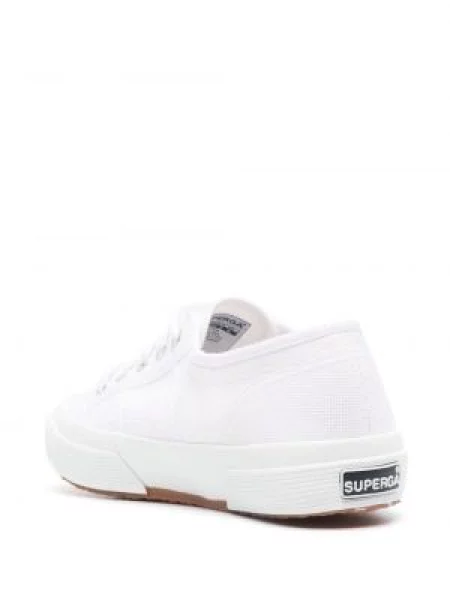 Šněrovací krajkové tenisky Superga bílé