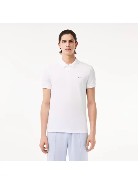 Поло Lacoste белое