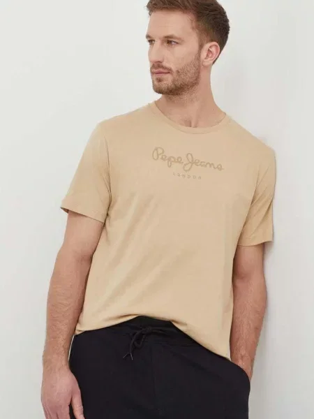 Pepe Jeans tričko EGGO N béžové