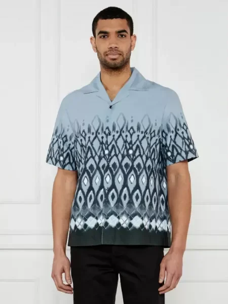 HUGO Cămașă Espino | Oversize fit albastru