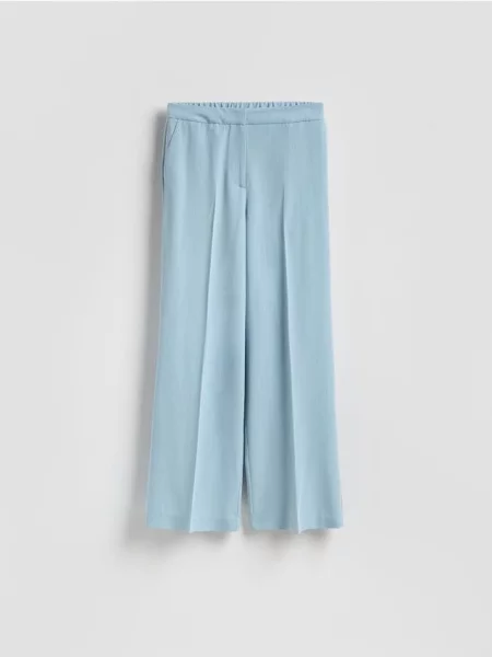 Reserved Pantaloni la dungă albastru-deschis albastru