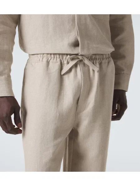 Pantaloni Saman Amel de in alb