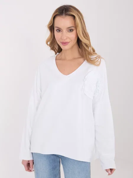 Bluză Factory Price cu mâneci lungi lungă alb