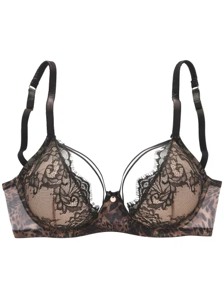 LASCANA Sutien maro negru
