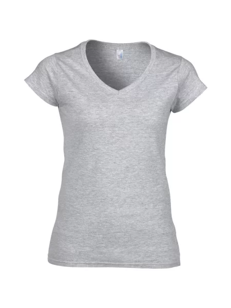 Koszulka Krótki Rękaw VNeck szara