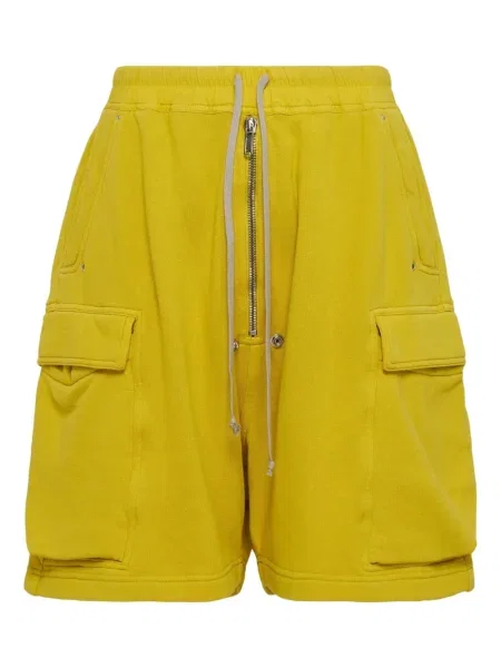 Pantaloni scurți Rick Owens Drkshdw galben