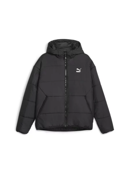 PUMA Športová bunda / biela čierna