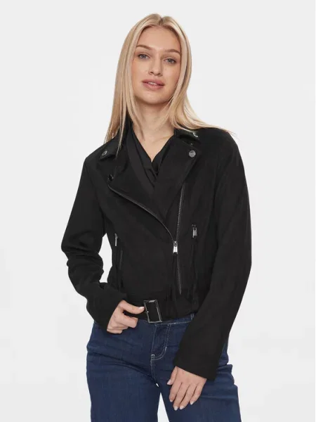 Guess Demisezoninė striukė Celeste juoda