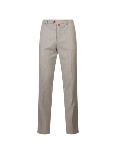 Pantaloni Kiton cu autograf gri