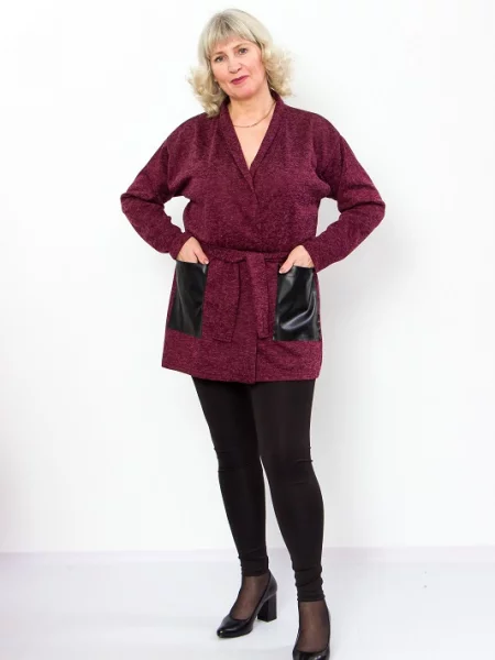 Кардиган Носи своє вовна/віскоза червоний