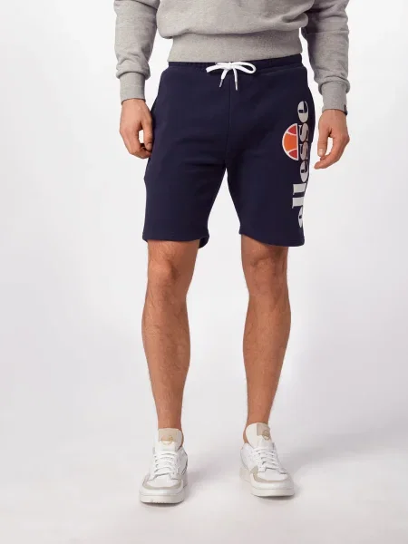 ELLESSE Pantaloni Bossini bleumarin roșu alb