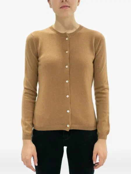 Cardigan La Rose din cașmir roz