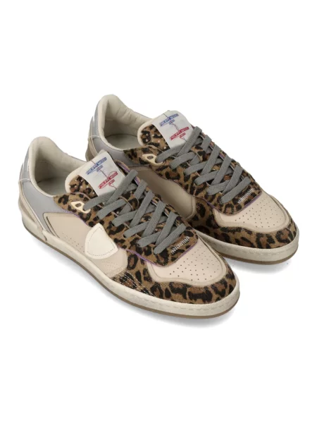Sneakersy Philippe Model skórzane beżowe