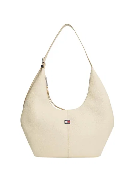 Geanta hobo Tommy Jeans bej