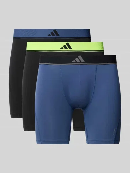 Majtki i obcisłe bokserki z wyhaftowanym logo w zestaw 3 szt. Adidas Sportswear żółte